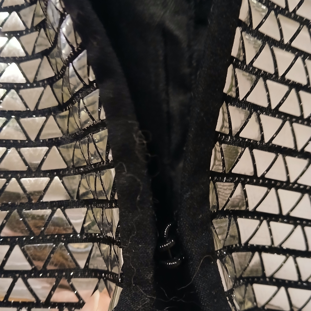 Zara Metallic Silver Blazer - Picture 13 of 14